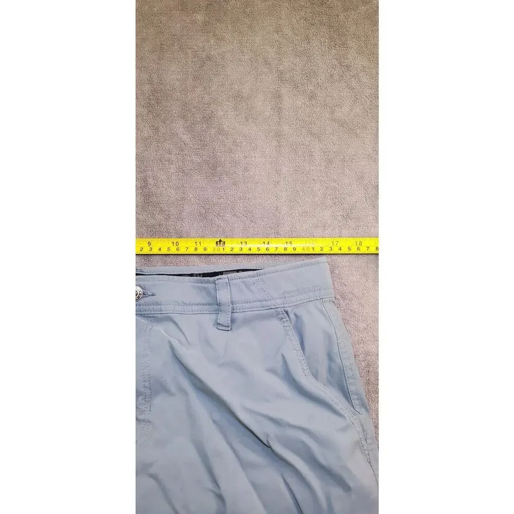 Gerry Shorts Mens Sz 34 Gray Nylon Stretch Hiking Belted Outdoor Pockets Za1-56 - Picture 4 of 8